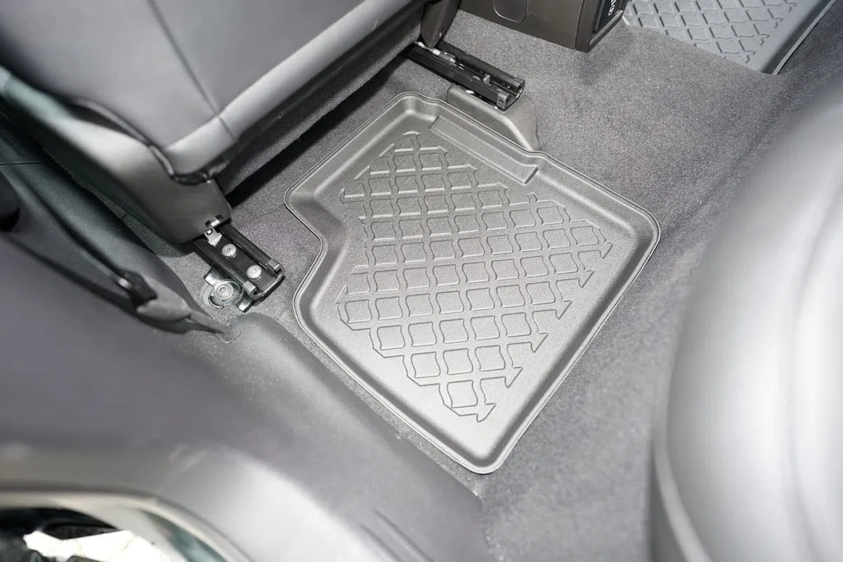 MTM Tappetini TPE per Jeep Compass 4xe Plug-in Hybrid 2020- Bordi Rialzati, su Misura con Design a Vaschetta cod. 3P 10926