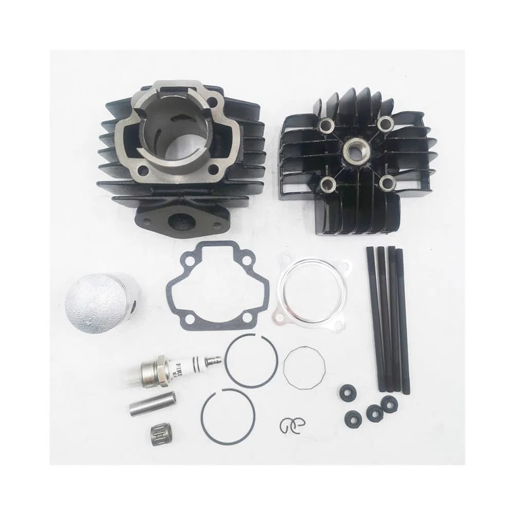 Kit Guarnizione Testa pistone Cilindro Adatto for PW50 PW50 QT50 60CC Kit ALESAGGIO Grande Cilindro PISTONE Guarnizione Testa