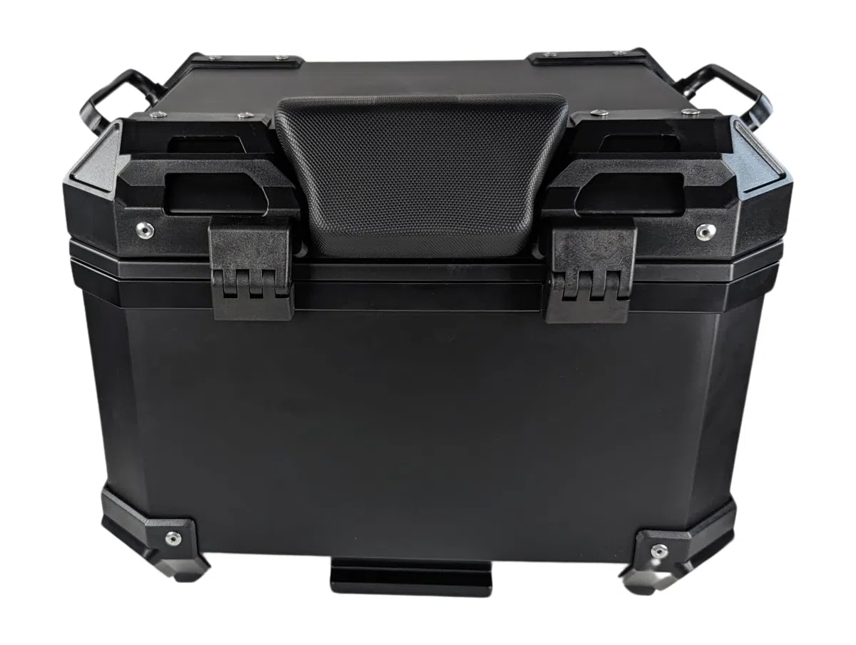 mlink Bauletto Moto Universale 36L con Schienale Lombare Integrato ABS Nero Opaco Serratura a Chiave Carico Max 15kg