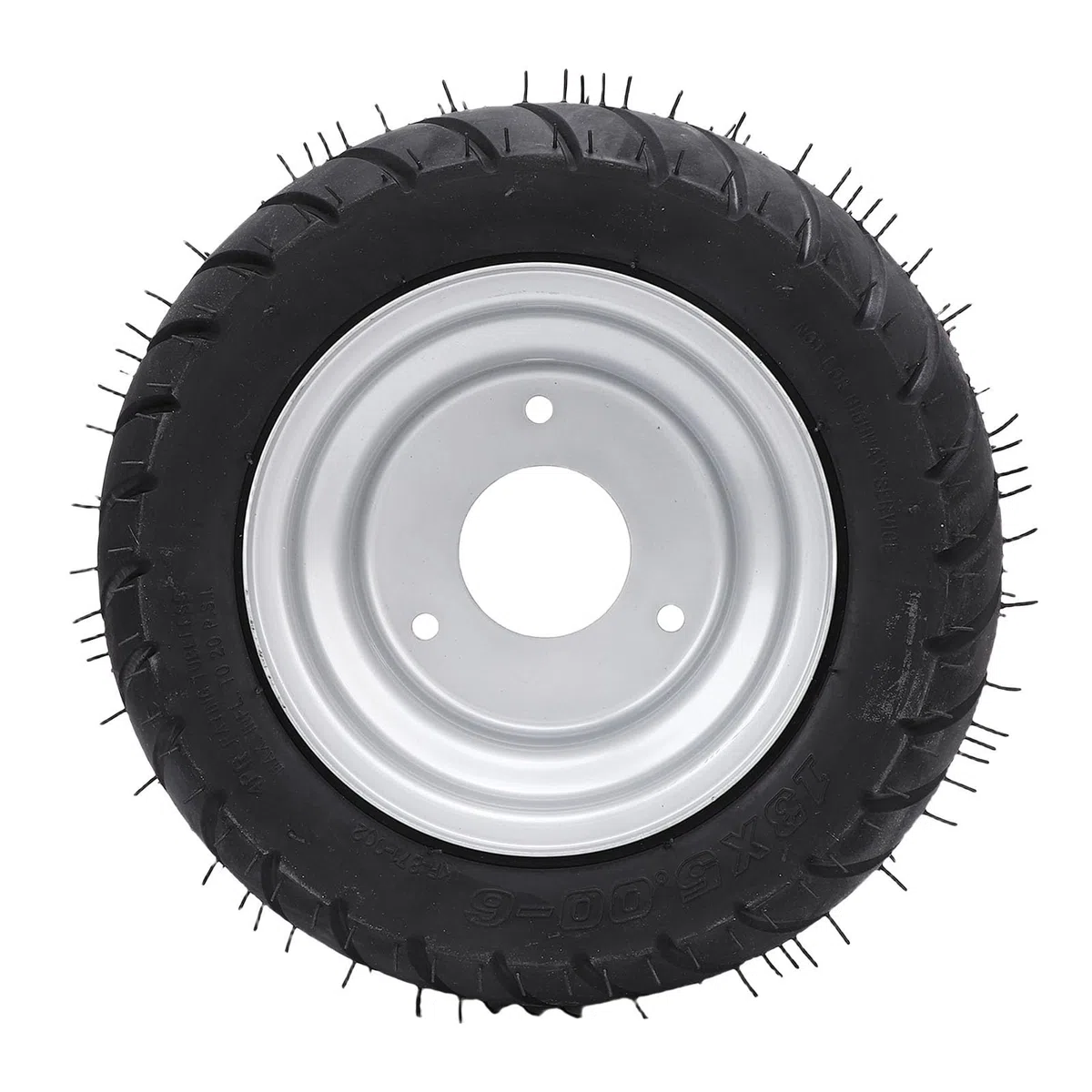 13x5.00-6 13/5.00-6 Pneumatico 6 pollici Antiscivolo e gruppo ruota con cerchione per ATV Quad Off Road Go Kart Cart Mini tosaerba