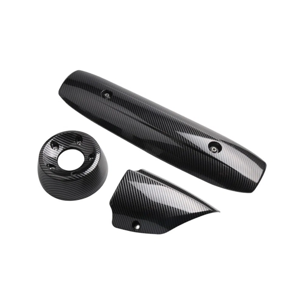 Scudo Termico Scarico per TMAX500 per TMAX 500 2008-2011 Copertura Marmitta Moto Protezione Calore Tubo di Scarico