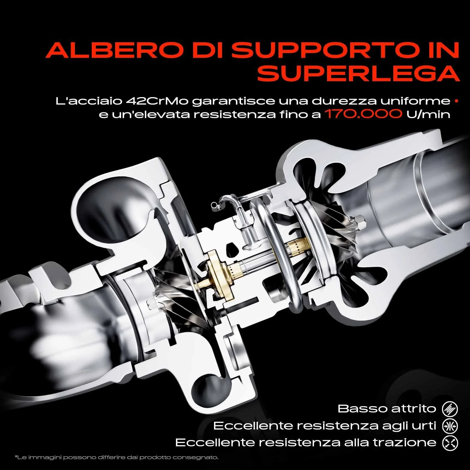 Frankberg Turbocompressore 058145703J | Compatibile con: A4 8EC, P.a.s.s.a.t Variant 3B5, Exeo 3R2, P.a.s.s.a.t Variant 3B6, A4 Cabriolet 8H7, P.a.s.s.a.t 3B3