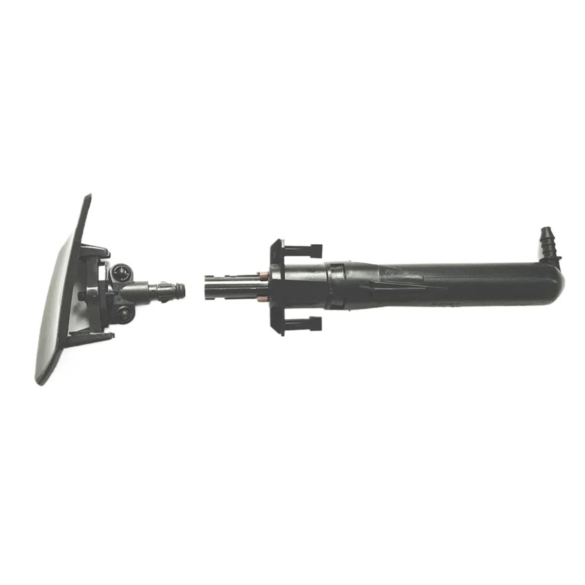 Pompa lavavetri Adatto per Peugeot 207 307 per Citroen C4 Gruppo pompa ugello lavavetri per la pulizia dei fari sinistro e destro con tappo di copertura ompe lavavetri auto(Left)
