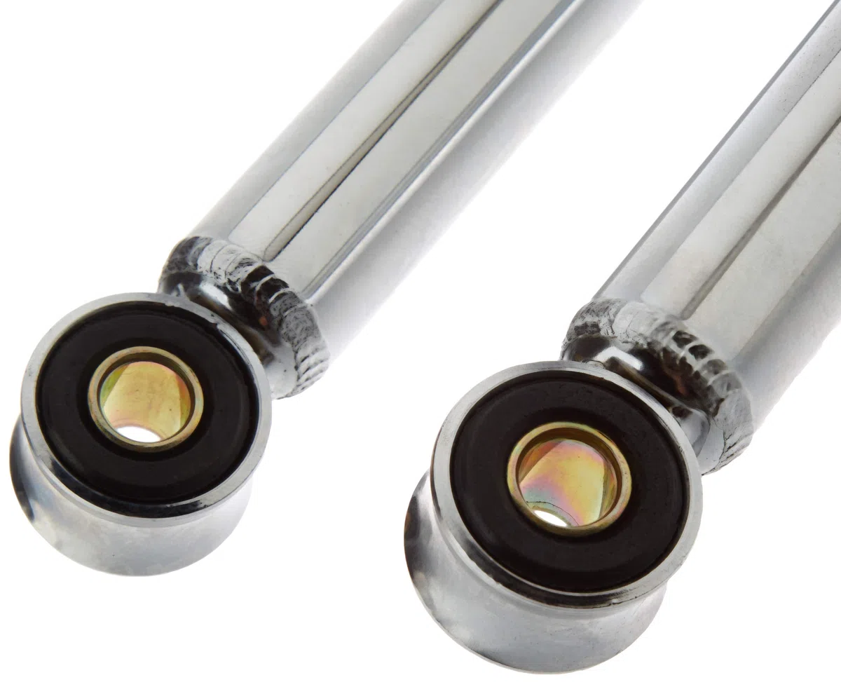 ammortizzatore posteriore set universale cromato 360mm