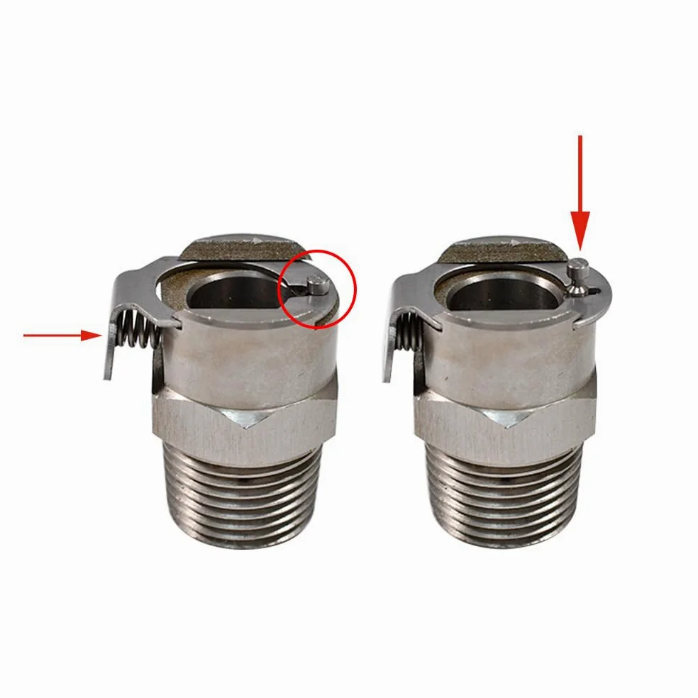 Doppio connettore pompa di scarico rapida per benzina Kit di riparazione Pompa di carburante in metallo Compatibile con BMW R1200GS ADV R1200RT S1000RR K1200R K1300R K1600GTL HP4 Rninet