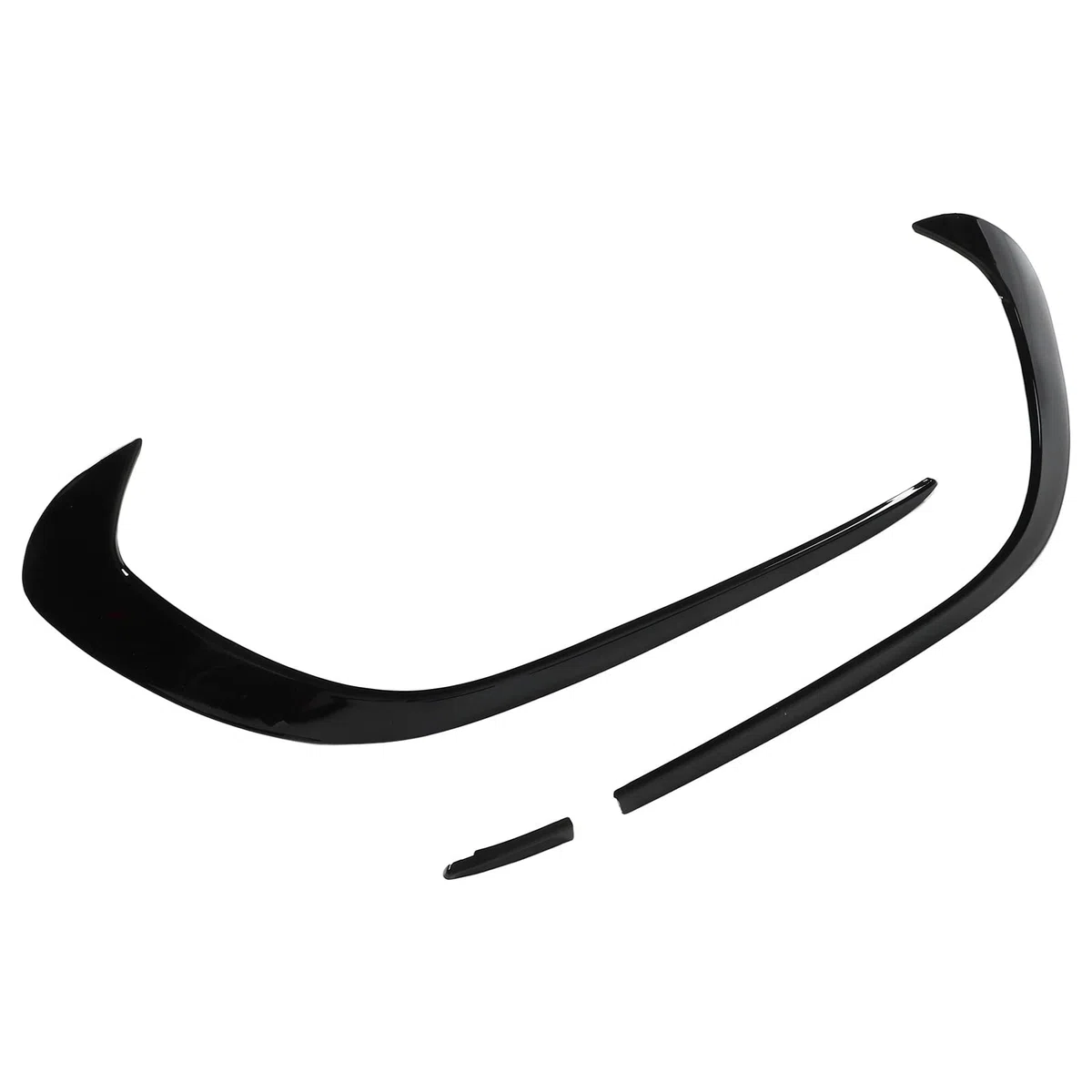 Yosoo Health Gear Sostituzione Spoiler Paraurti Anteriore Nero Lucido 3 Pezzi per Classe A W176 AMG-Line 2015-2018
