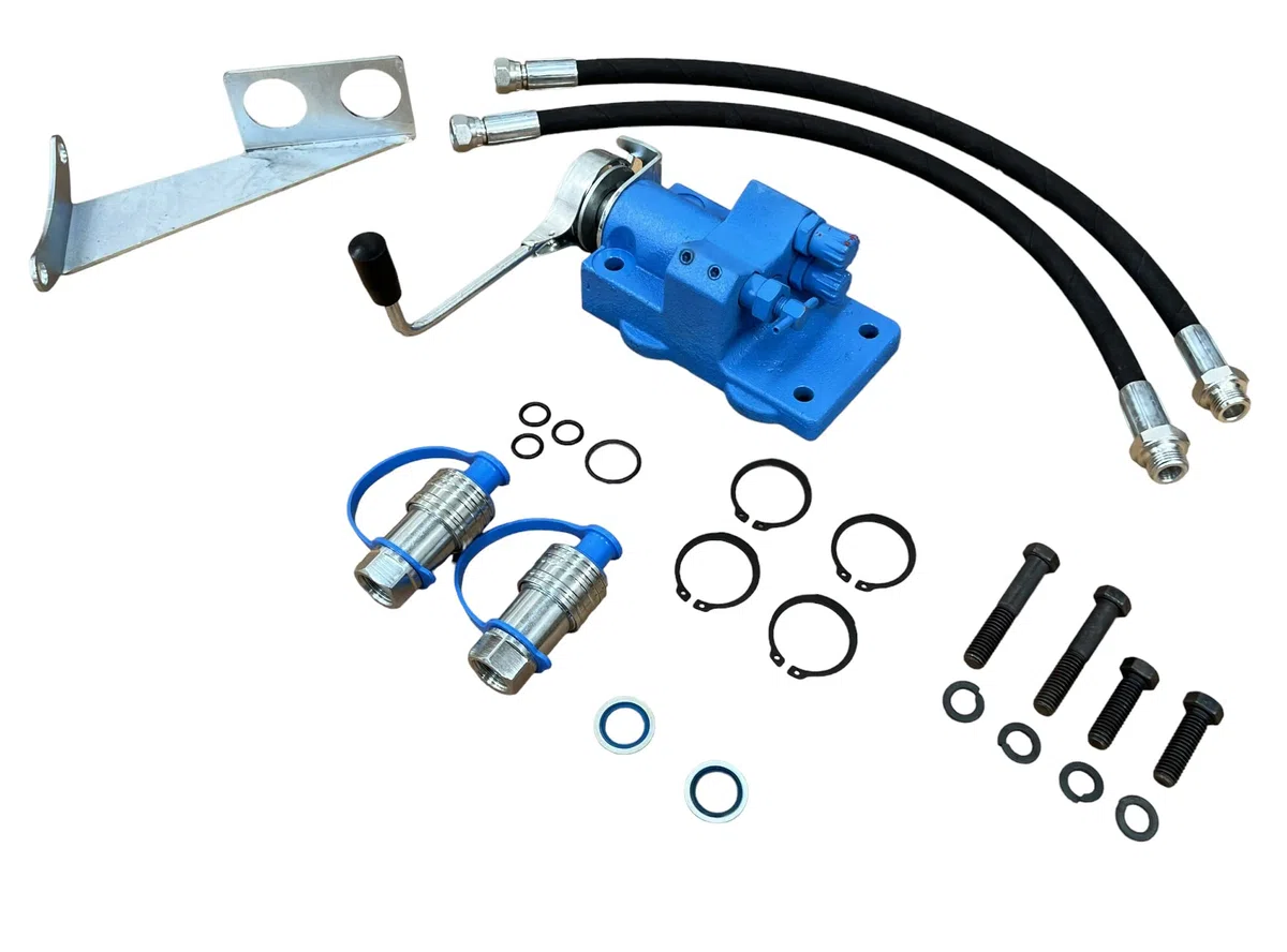 Kit Distributore Ausiliario 1 Leva Compatibile per Trattore Ford 5000, 5600, 6000, 6600, 7000, 7600 …