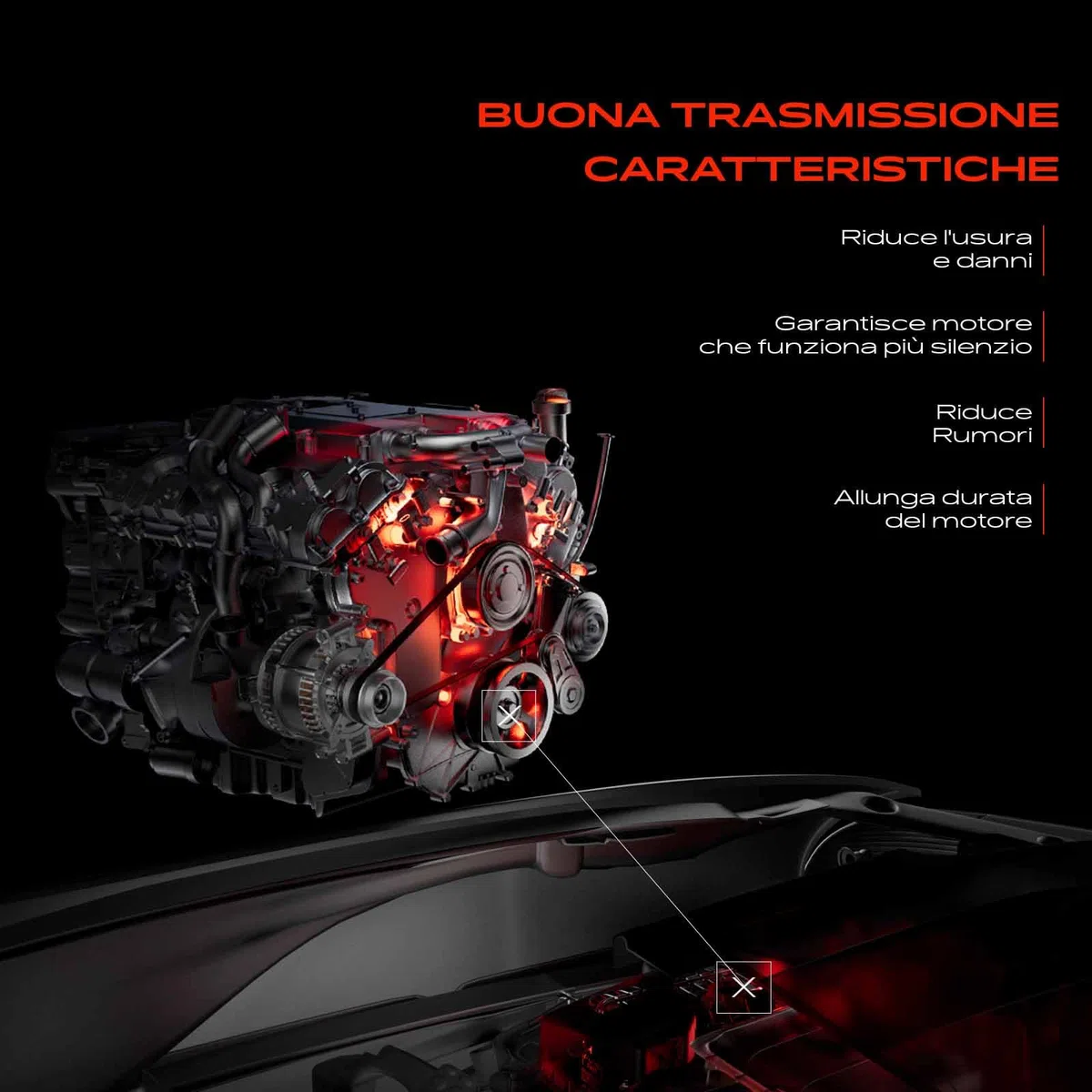Frankberg Pulegge Cinghia Albero a Gomito Compatibile con Berlingo First MPV GFK GJK MF Berlingo First Furgone/MPV M Jumpy U6U Jumpy Furgone BS BT BY BZ Replace# 9653383380