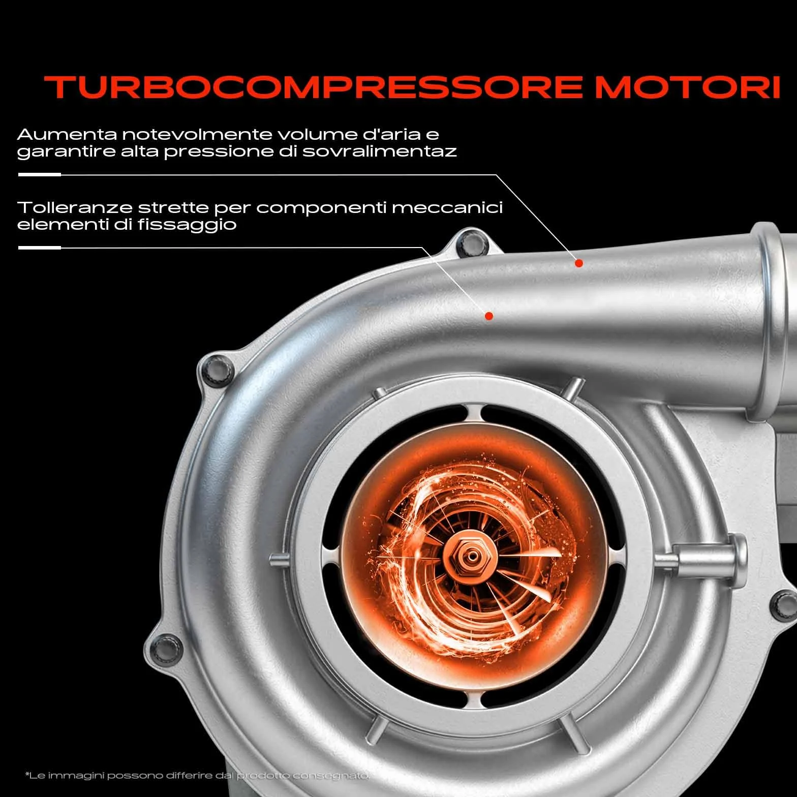 Frankberg Turbocompressore 058145703J | Compatibile con: A4 8EC, P.a.s.s.a.t Variant 3B5, Exeo 3R2, P.a.s.s.a.t Variant 3B6, A4 Cabriolet 8H7, P.a.s.s.a.t 3B3