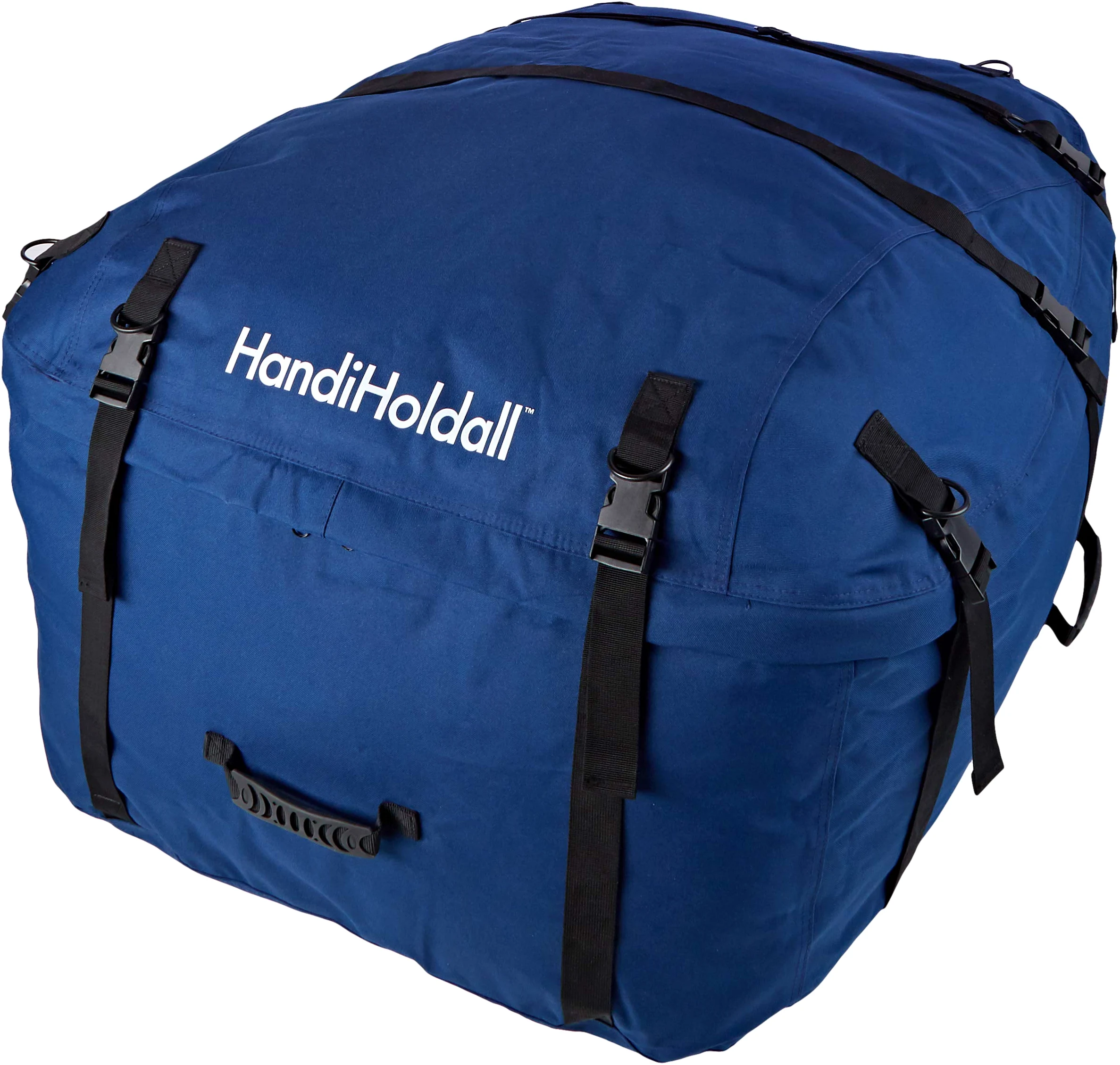 HandiWorld HHOLDALLWR330 HandiHoldall Grande Borsa da Tetto; Pieghevole Resistente alle Intemperie con Base Solida; Blu Navy; 330 Litri