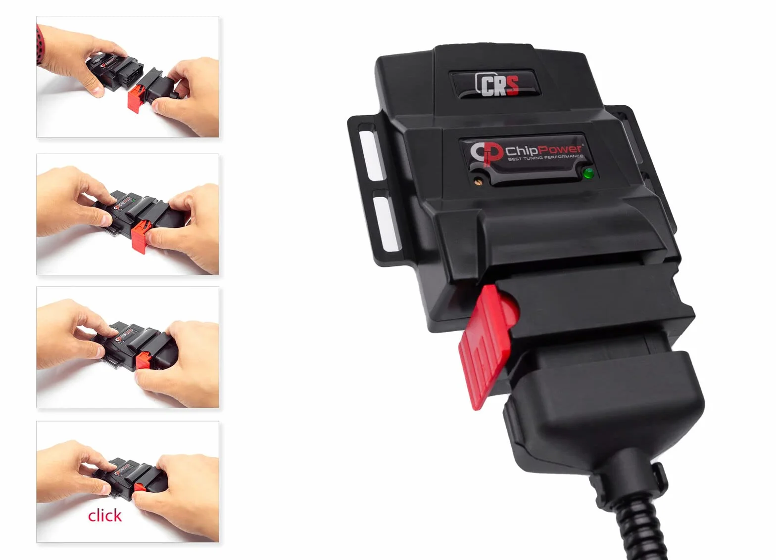 ChipPower Centralina Aggiuntiva CRS all'auto per Audi A4 B8 (8K) 2.0 TDI 125 kW 170 CV 2007-2016 Tuningbox Plug&Drive Adatto Chip Tuning con Presa Individuale Diesel