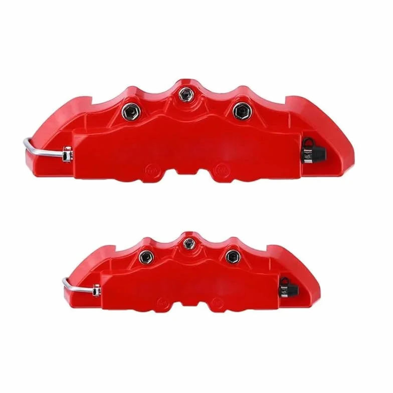 Copertura per pinza freno auto per VW T-ROC 2017-2024, 4 pezzi Coperchio Pinza Freno in Aluminum Alloy, Auto Coperture pinze Personalizzate Rosso