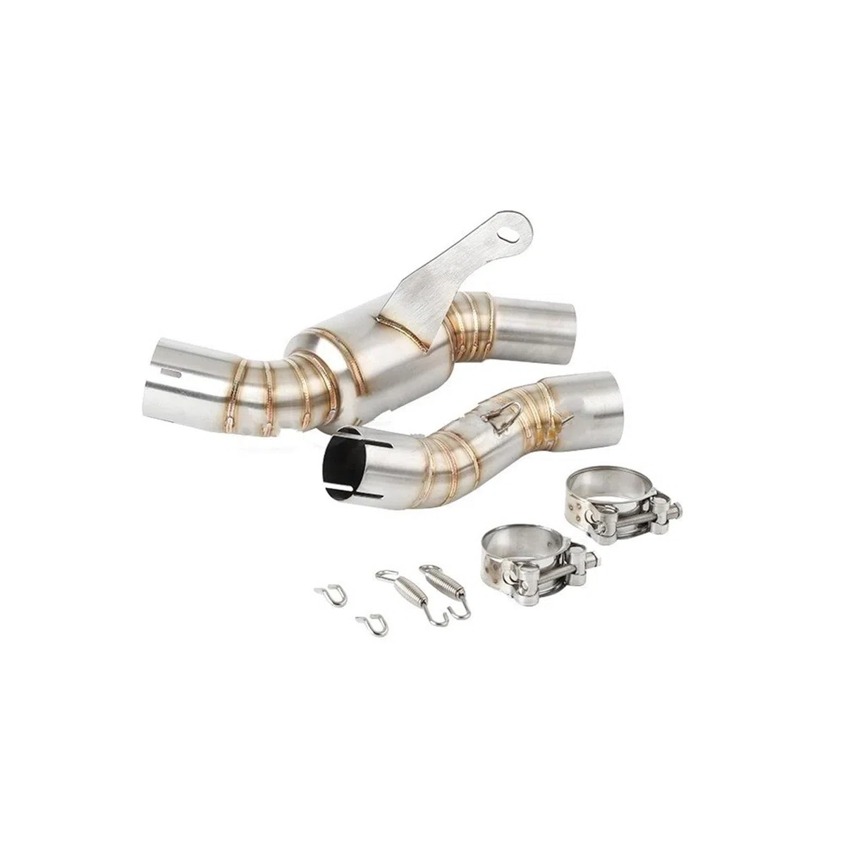 Silenziatore Scarico Moto Per CFMOTO 700 CLX 2020-2024 Per Heritage 700 Scarico Moto Centrale 51mm Slip-on(Link Pipe Sets)