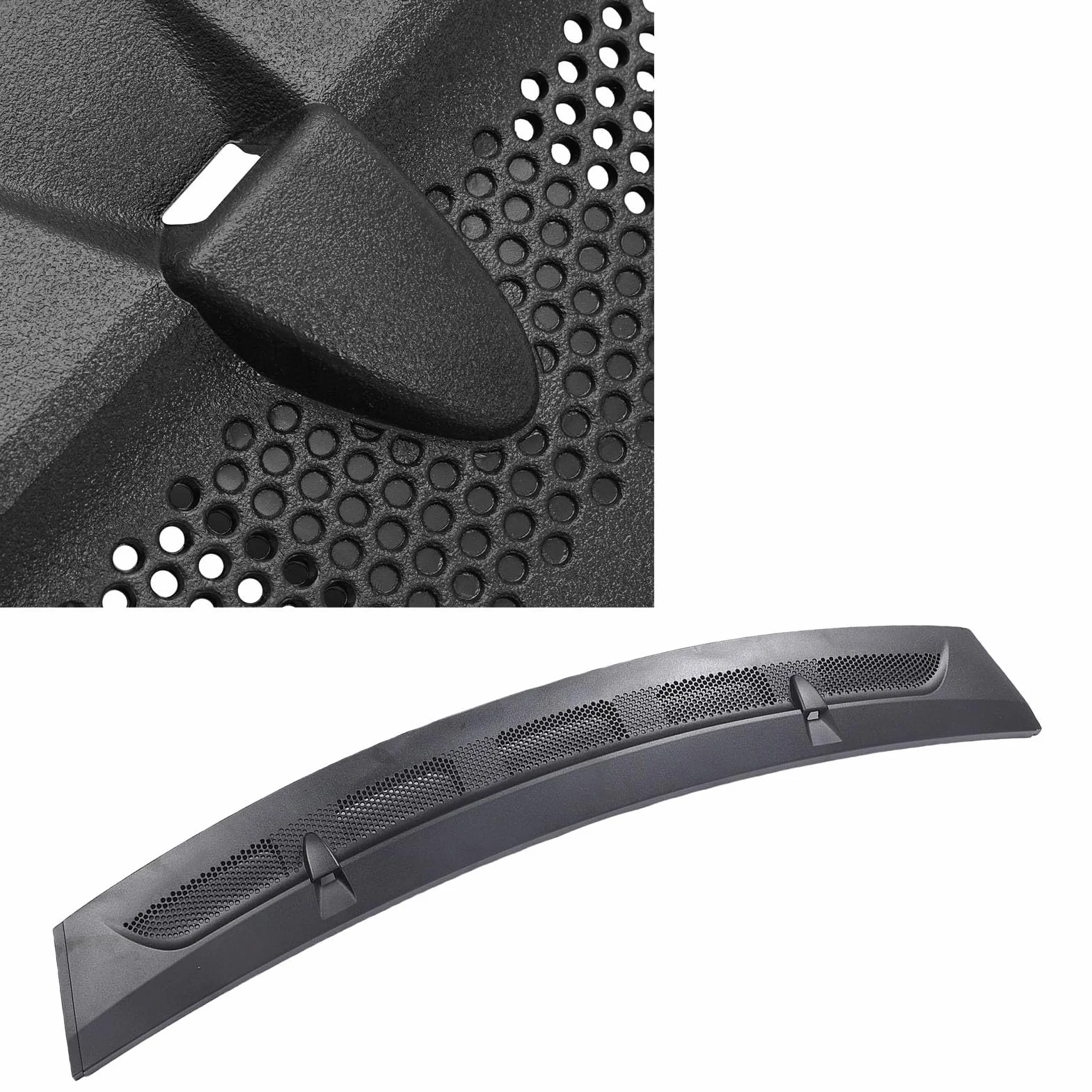 Shkalacar Griglia di Copertura dello Sfiato del Cofano del Parabrezza, Elegante Sostituzione in Plastica ABS per la Classe A W169, con Flusso D'aria Migliorato e Facile Installazione