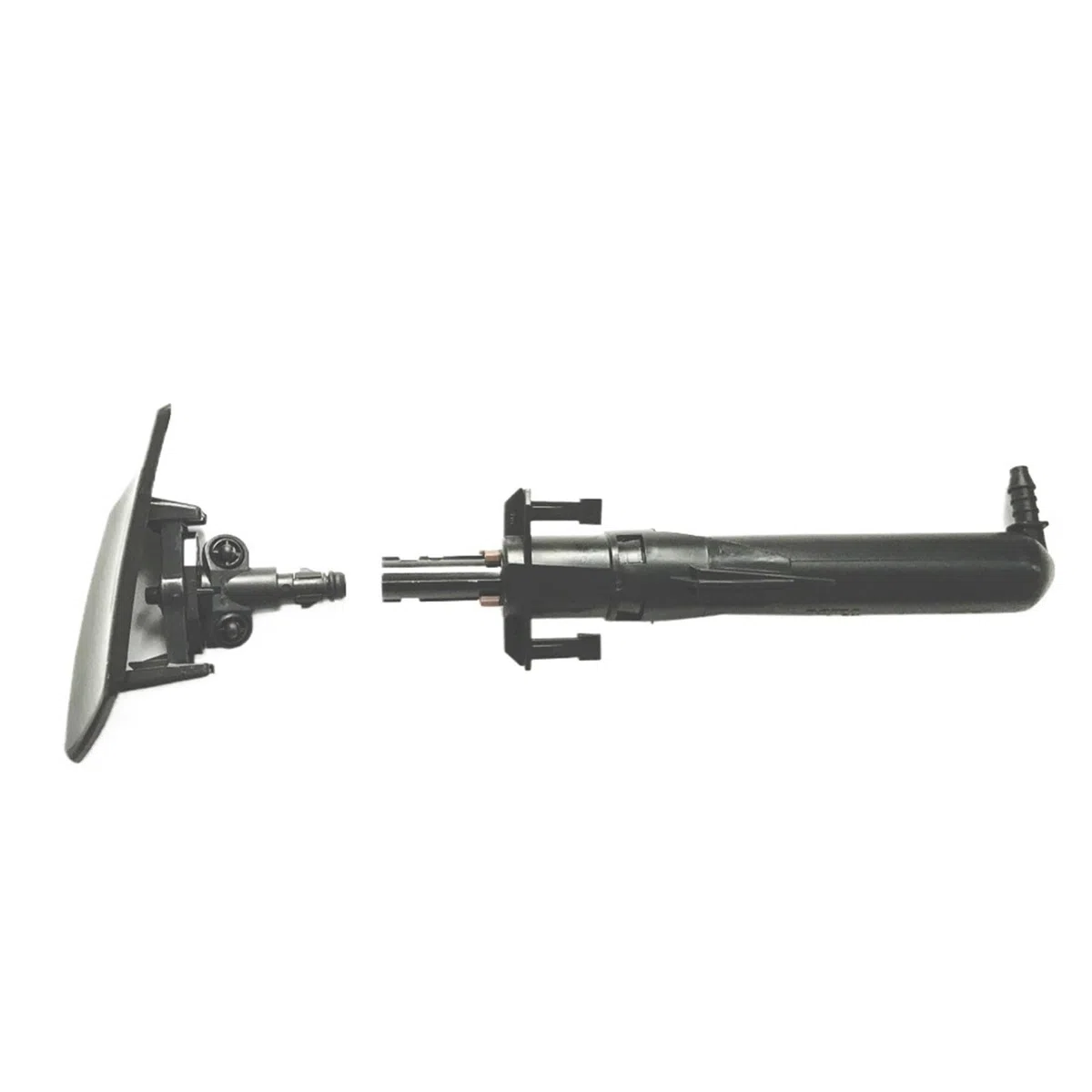Pompa lavavetri Adatto per Peugeot 207 307 per Citroen C4 Gruppo pompa ugello lavavetri per la pulizia dei fari sinistro e destro con tappo di copertura ompe lavavetri auto(Left)