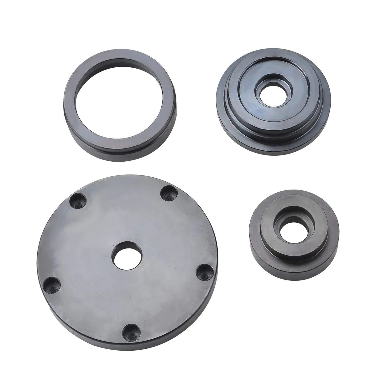 Strumento per la rimozione del Cuscinetto della Ruota Anteriore da 85 mm, Kit di rimozione del mozzo estrattore per pressa per Cuscinetti della Ruota, Compatibile con VW T5 Touareg