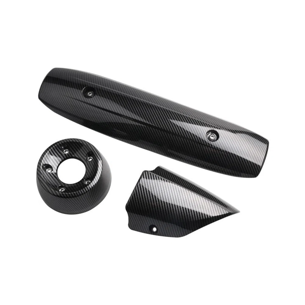 Scudo Termico Scarico per TMAX500 per TMAX 500 2008-2011 Copertura Marmitta Moto Protezione Calore Tubo di Scarico