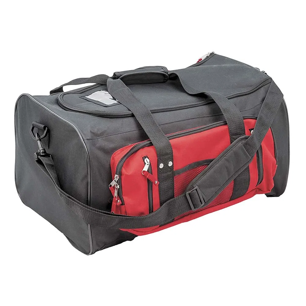 Portwest B901BKR Borsa Kit Holdall, Nero/Rosso
