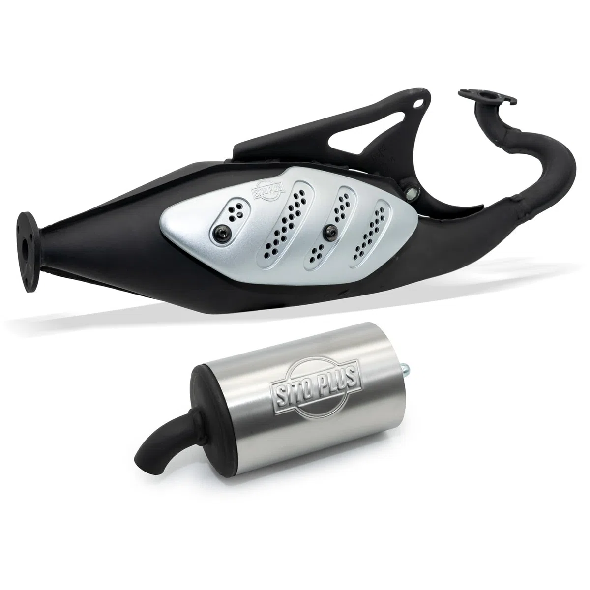 Impianto di scarico completo LeoVince SITO PLUS, acciaio per Aprilia SR 50/Netscaper/SR Stealth Racing Rally/www