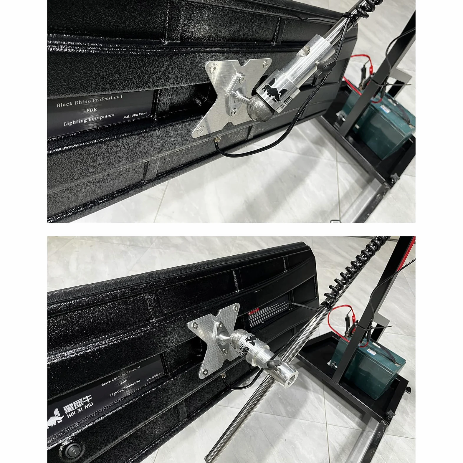 Luce PDR Per Impieghi Gravosi Lampada PDR LED Scheda Riflettore Strumenti Per La Riparazione Delle Ammaccature Set Di Strumenti Manuali Con Supporto Regolabile Per La Luce A LED Batteria Non Inclusa
