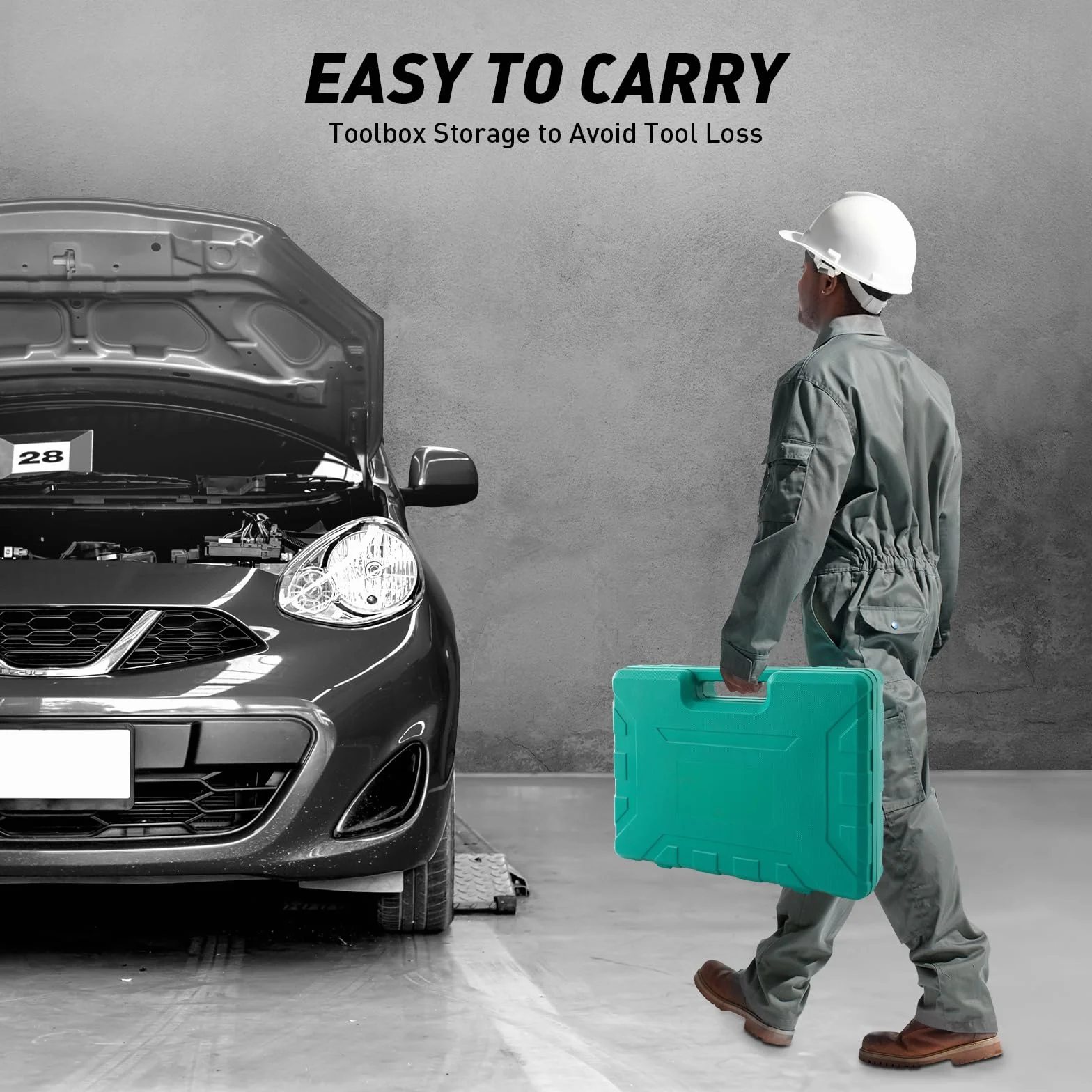 Set di attrezzi per la rimozione delle ammaccature dell'auto, 9 pezzi, in acciaio 45#, valigetta di attrezzi per la rimozione delle ammaccature della carrozzeria dell'auto, riparazione senza