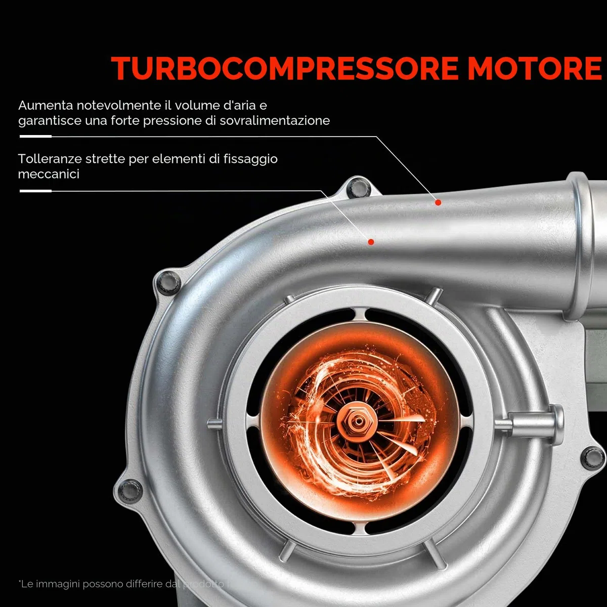 Frankberg Turbocompressore 781504-0007 | Compatibile con: Corsa D S07, Cascade W13, Astra J P10, Corsa E X15, Astra J Caravan P10, Insignia A Sports Tourer G09