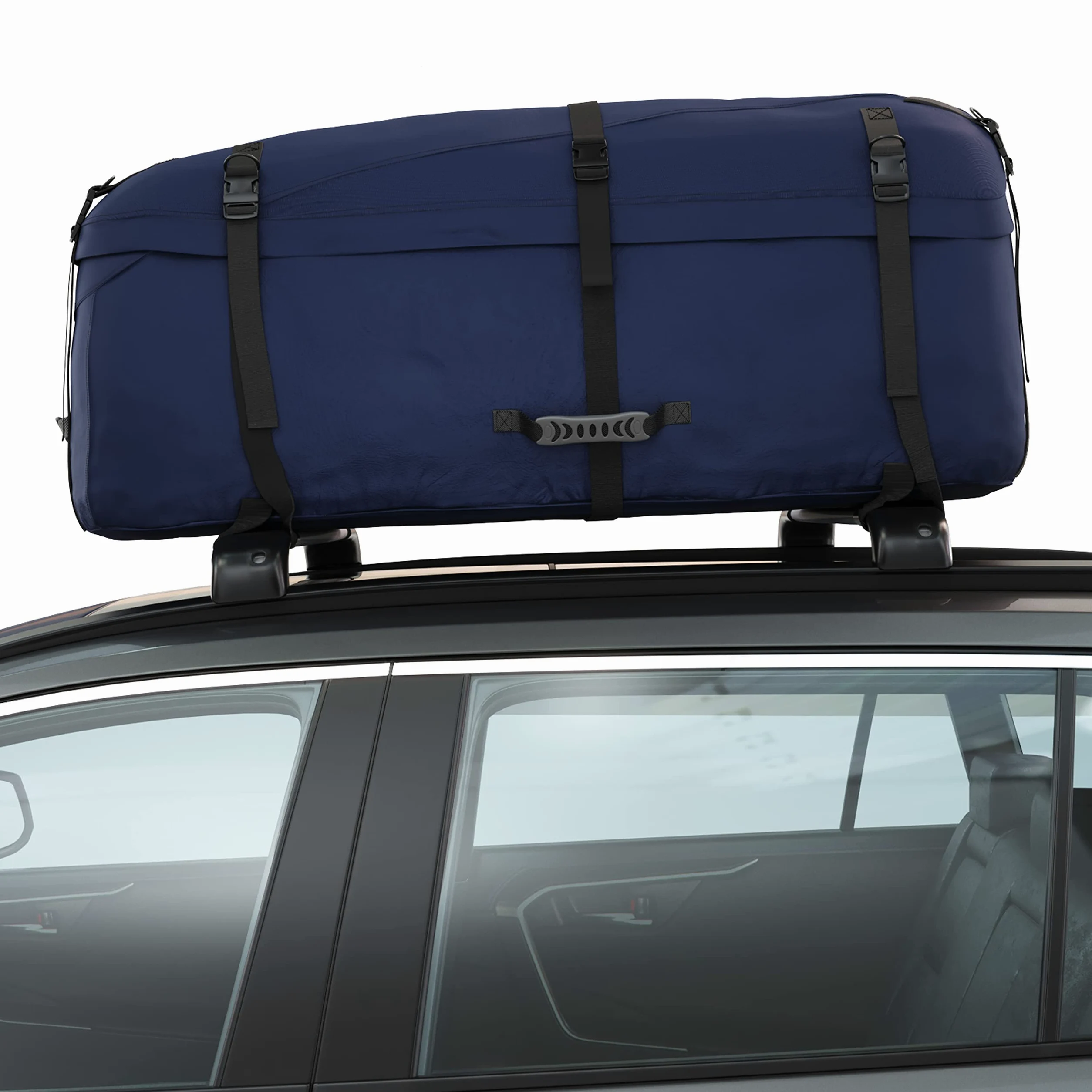 HandiWorld HHOLDALLWR330 HandiHoldall Grande Borsa da Tetto; Pieghevole Resistente alle Intemperie con Base Solida; Blu Navy; 330 Litri