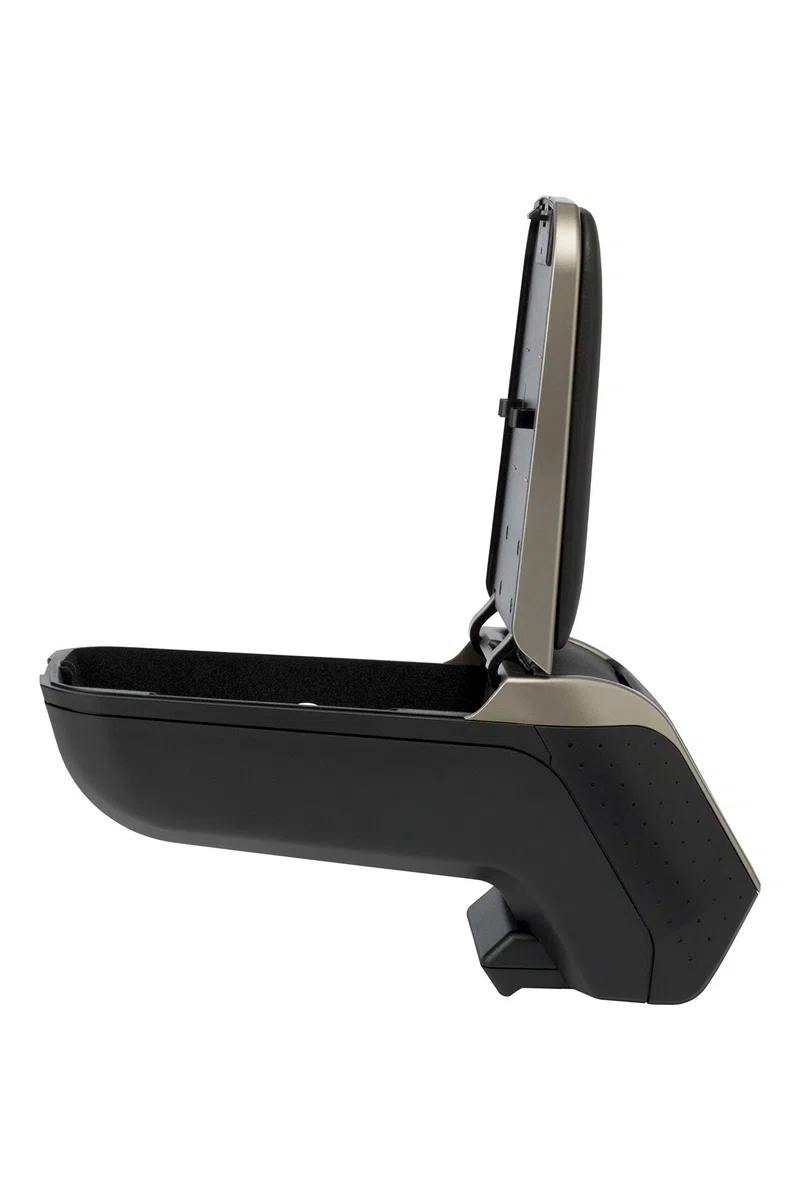 Bracciolo specifico nero/grigio Armster 2 per Nissan Juke f15 (2010-), con vano portaoggetti e ripiegabile