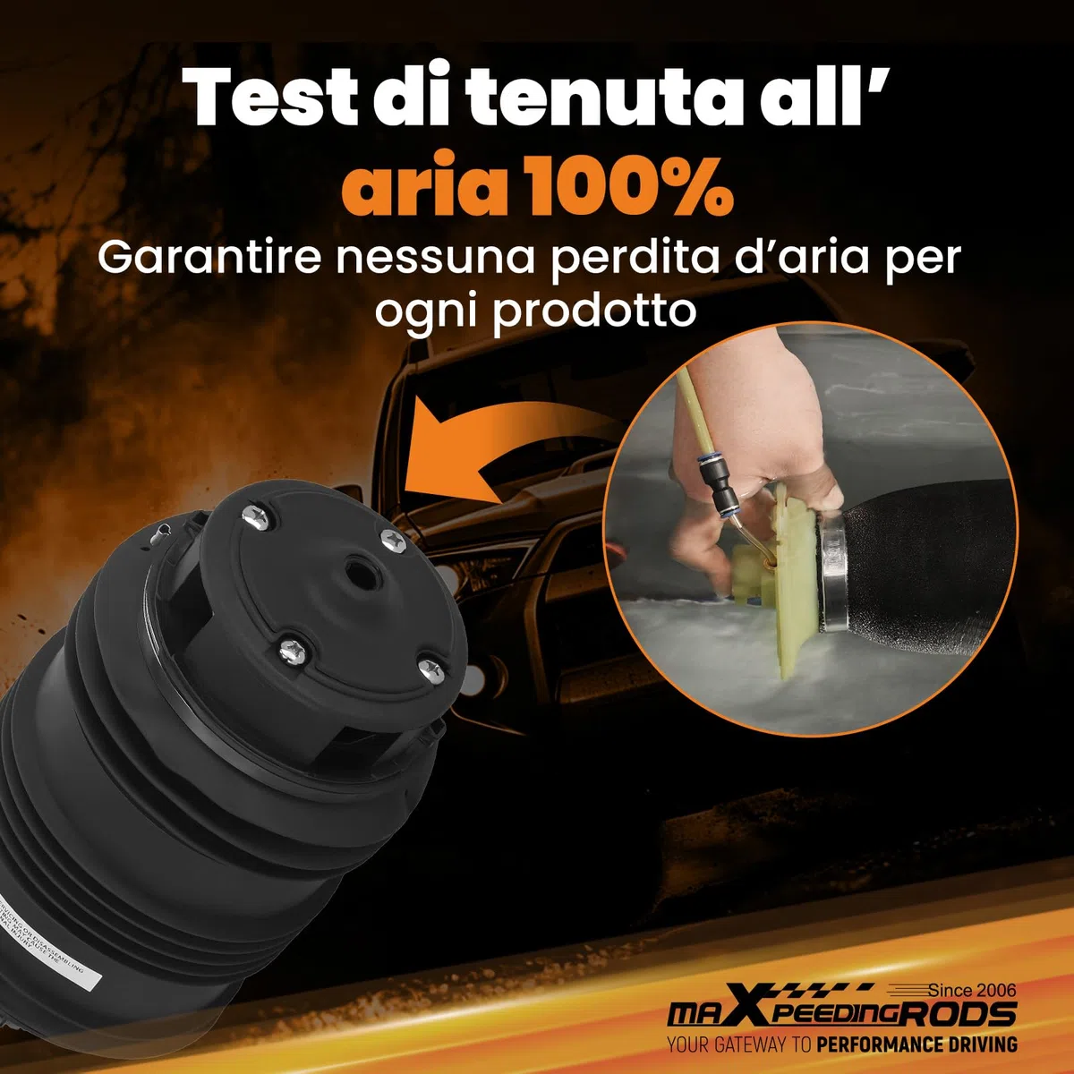 maXpeedingrods Molla Pneumatica ad Aria Posteriore Sinistro o Destro Sospensione Pneumatica Airmatic Ammortizzatori ad Aria per Mercedes-Benz Class E T-Model S211 2003-2009 A2113200925