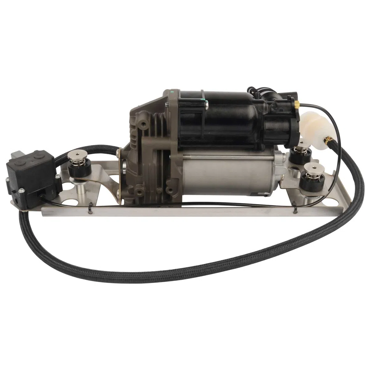 Bisenya Pompa compressore a molla ad aria con supporto 37106793778 37206792855 compatibile con 5 Touring E61 2004-2010